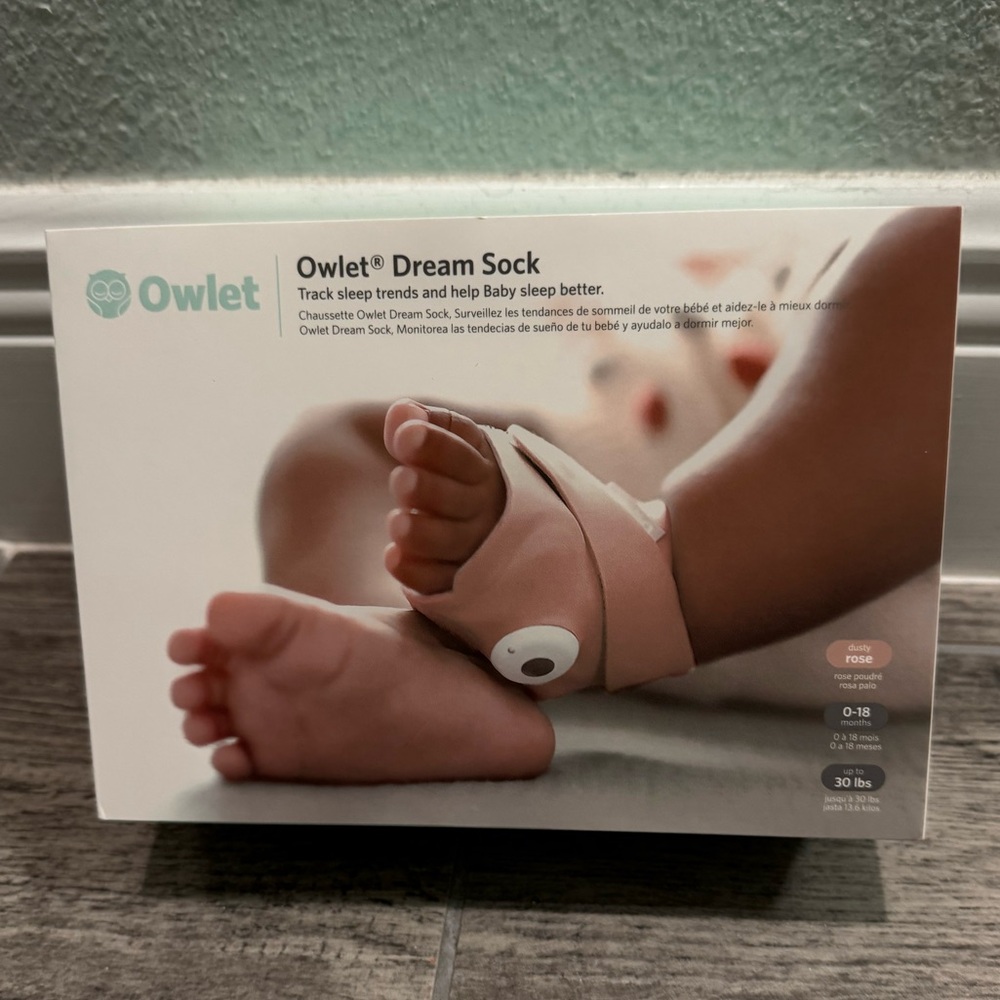 Owlet Dream Sock - Dusty Rose